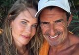 Luís Figo e Helen Swedin em lua de mel no Algarve