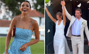 Maria Cerqueira Gomes e o seu irmão Martim celebram casamento