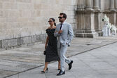 Ágata Rodrigues e Ricardo Moutinho em passeio