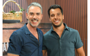Cláudio Ramos e o irmão Luís Nascimento