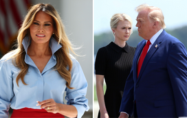 A Casa Branca a pegar fogo: a proximidade de Donald Trump com a assistente e a aparição surpresa de Melania