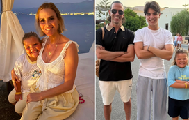 Ao lado de Dália Madruga e dos filhos, Marcos Tenório Bastinhas volta a sorrir nas férias em família