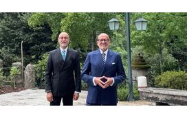 Manuel Luís Goucha e Rui Oliveira no casamento de apresentadora conhecida
