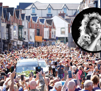 Imagens de muita emoção. Bonnie Tyler recebe uma última e sentida homenagem no seu país
