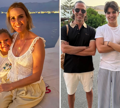 Ao lado de Dália Madruga e dos filhos, Marcos Tenório Bastinhas volta a sorrir nas férias em família
