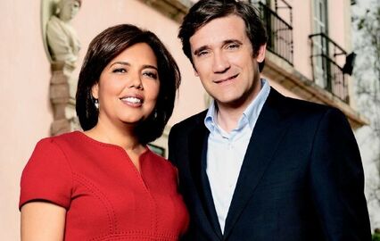 Pedro Passos Coelho e Laura Ferreira