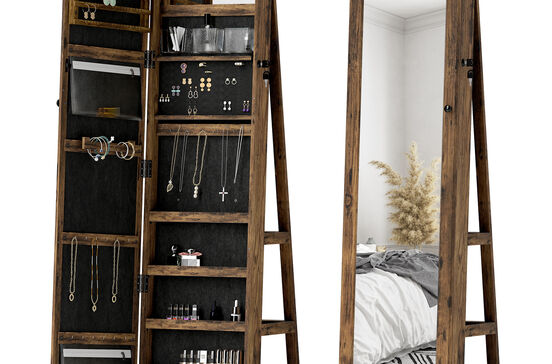 Espelho HOMCOM rustic-chic