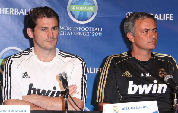 Mourinho e Iker Casillas