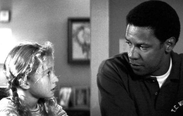 Hayden com Denzel Washington em ‘Remember the Titans'