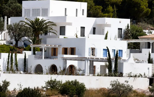 Villa grega é o local de férias do Rei Felipe VI