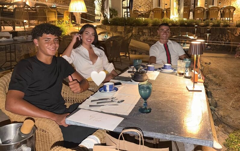 Georgina, Ronaldo e Cristianinho