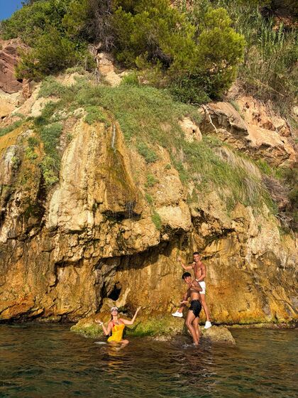 Ronaldo, Gio e Cristianinho passam férias na costa das Baleares