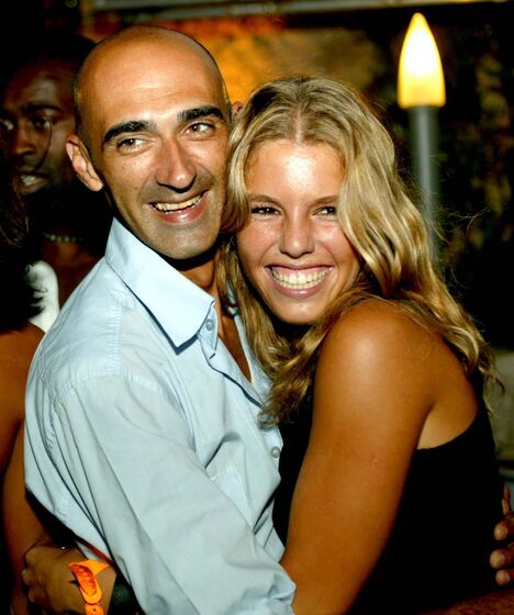 Miguel Vieira e Pimpinha Jardim em festa na Casa do Castelo, no Algarve