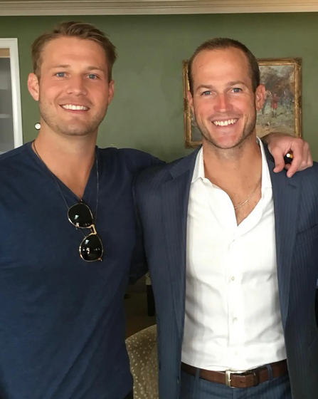 Brian Hickerson com o irmão Zack