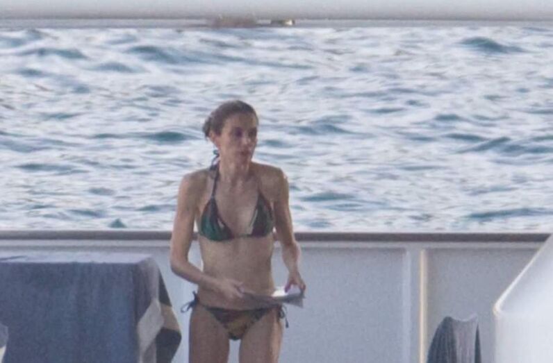 Letizia nas férias privadas