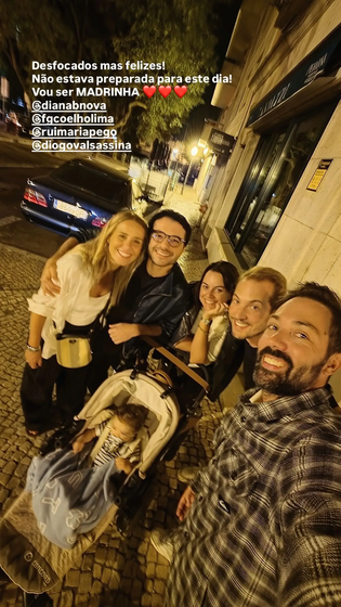 Ana Guiomar com Diogo Valsassina em momento especial