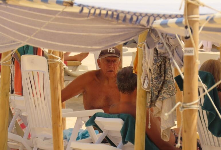 Marcelo Rebelo de Sousa em Monte Gordo