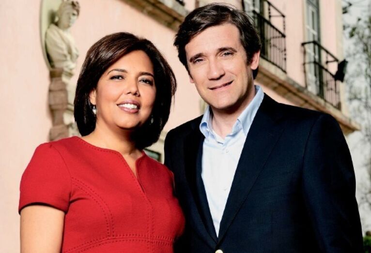 Pedro Passos Coelho e Laura Ferreira