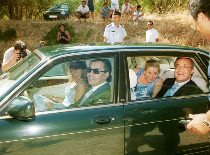 Casamento de Luís Figo, na Casa do Castelo, em junho de 2001