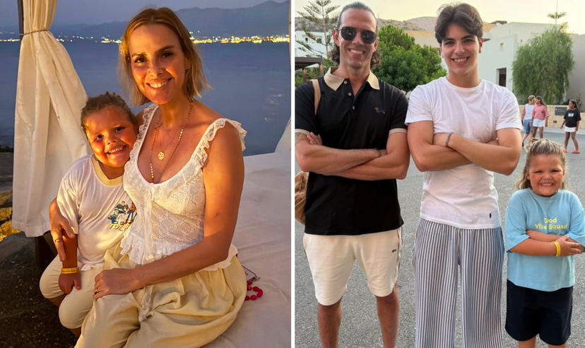 Dália Madruga e Marco Tenório Bastinhas em férias com os filhos