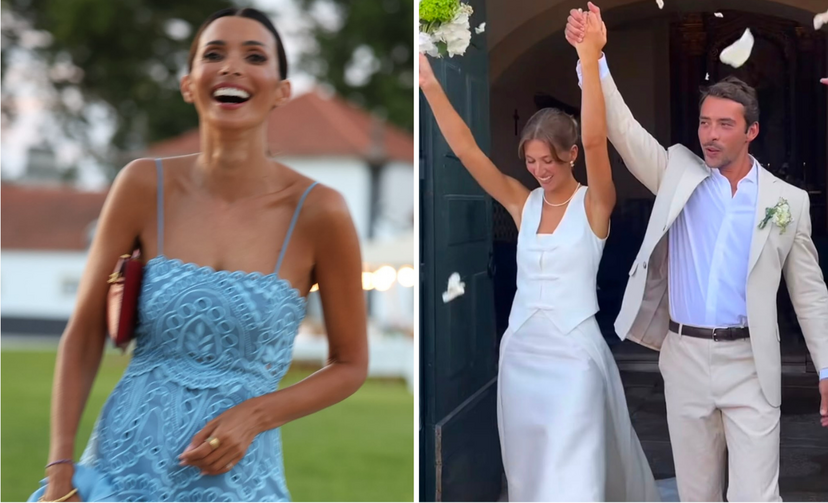 Maria Cerqueira Gomes e o seu irmão Martim celebram casamento