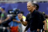Ghana's head coach Carlos Queiroz watches from the touchline during