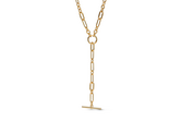 Colar Y Pandora ME com elos em liga metálica de assinatura com revestimento de ouro 14k, 219€