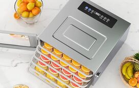 Snacks saudáveis feitos em casa: adira à tendência dos alimentos desidratados com este desidratador em promoção na AliExpress