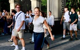 Princesa Leonor rouba todas as atenções no seu primeiro dia de aulas na Universidade Carlos III de Madrid
