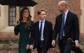 Está crescido, o George. William e Kate levaram o primogénito ao colégio interno de Eton