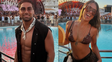 Daniel Gregório e Carolina Berardinelli Gomes em Ibiza este verão