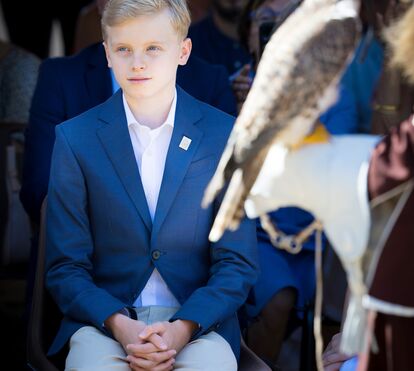 Jacques, filho de Alberto e Charlene do Mónaco, é protagonista de cerimónia em França