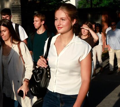 Veja a princesa Leonor no seu primeiro dia de aulas na Universidade Carlos III de Madrid