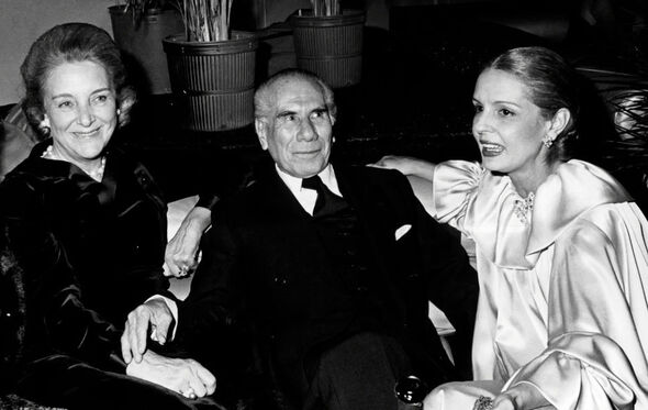 Beatriz Patiño, Antenor Patiño e a estilista Carolina Herrera