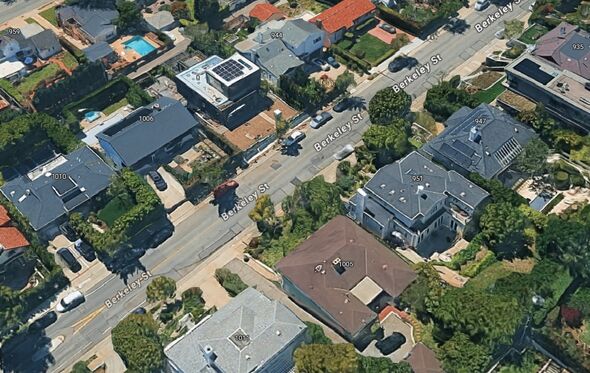 A zona de vivendas onde está localizada a clínica de reabilitação