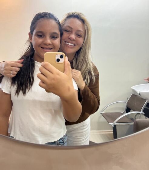 Tatiana Von Campo é mãe de uma menina, Maria Carmen, de uma relação anterior
