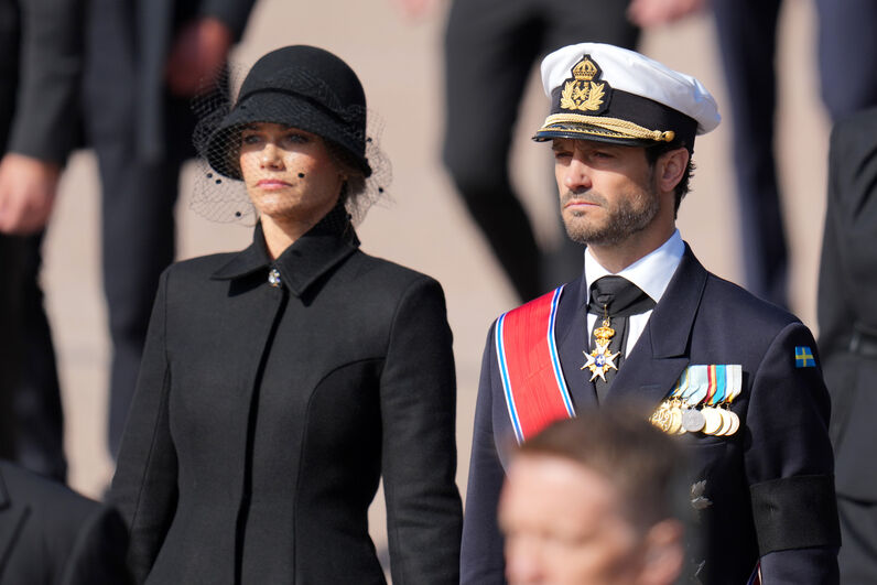 Príncipe Carl Philip e a mulher, a princesa Sofia da Suécia