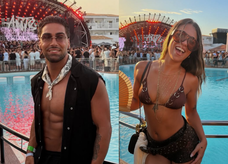 Daniel Gregório e Carolina Berardinelli Gomes em Ibiza este verão