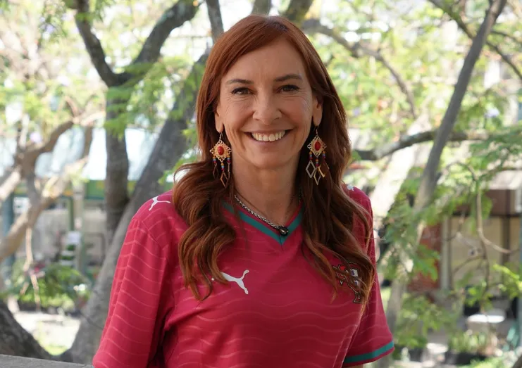 Ana Galvão foi acampar pela primeira vez. E a cadela Vicky não ficou para trás