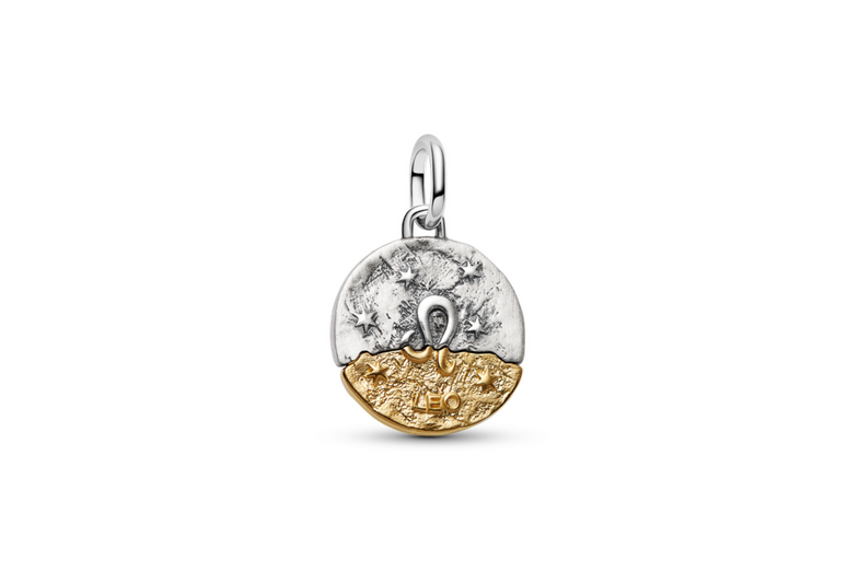 Medalhão Leão Pandora TALISMAN em prata 925 e liga metálica de assinatura com revestimento de ouro 14k, €59