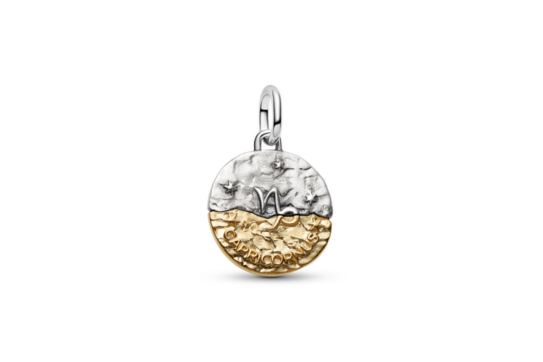 Medalhão XL Capricórnio Pandora TALISMAN em prata 925 e liga metálica de assinatura com revestimento de ouro 14k, €89