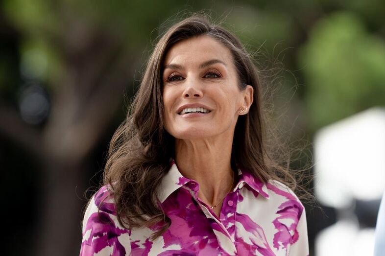 Spain's Queen Letizia arrives to the 2nd Tribute to the