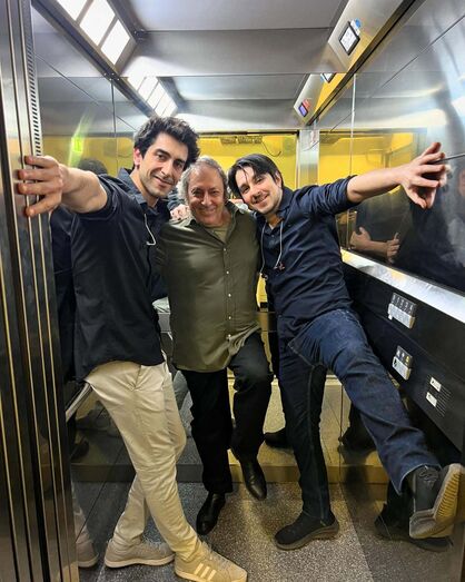 Jorge Palma, filhos Vicente e Francisco